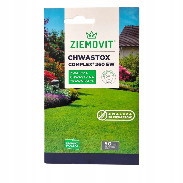 Chwastox Complex 260 EW środek chwastobójczy na chwasty w trawniku 50ml