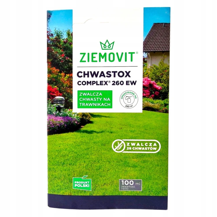 Chwastox Complex 260 EW środek chwastobójczy na chwasty w trawniku 100ml