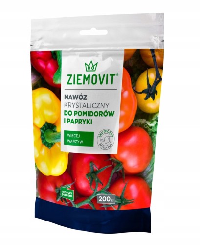 Nawóz do Pomidorów i Papryki Krystaliczny 200g ZIEMOVIT