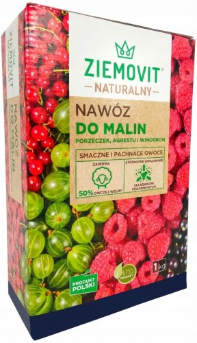 Nawóz do malin, porzeczek, agrestu, winogron Organiczny 1kg ZIEMOVIT