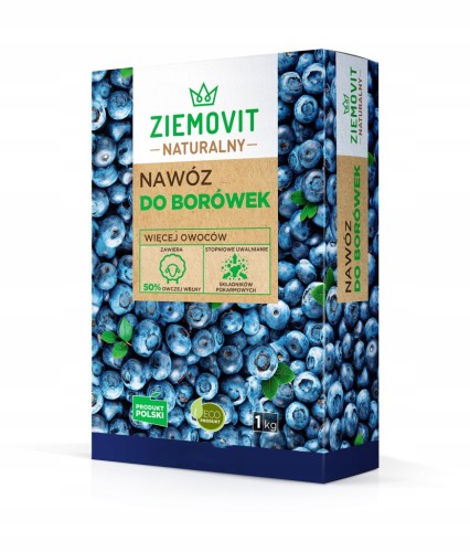 Nawóz do Borówek Organiczny 1kg ZIEMOVIT