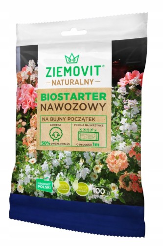 Naturalny BIOSTARTER nawozowy 100g Ziemovit